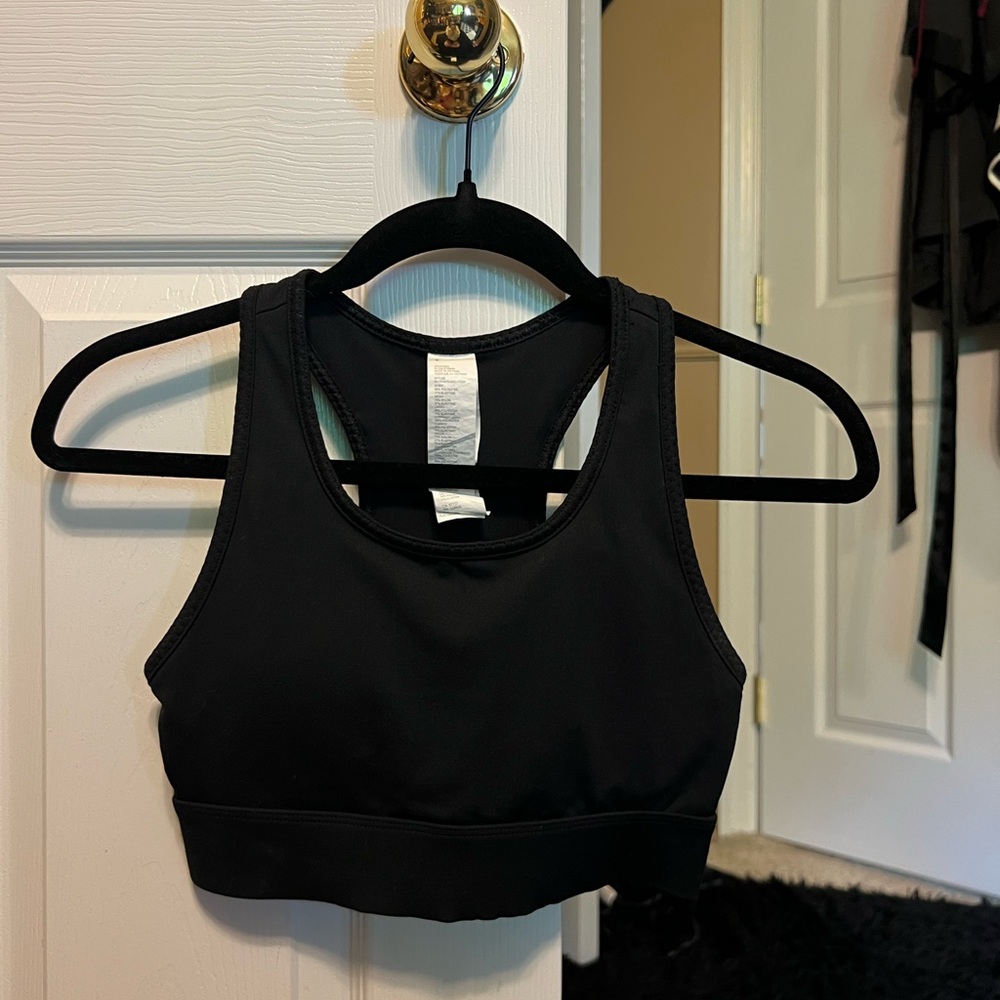 Fabletics Sports Bra Black